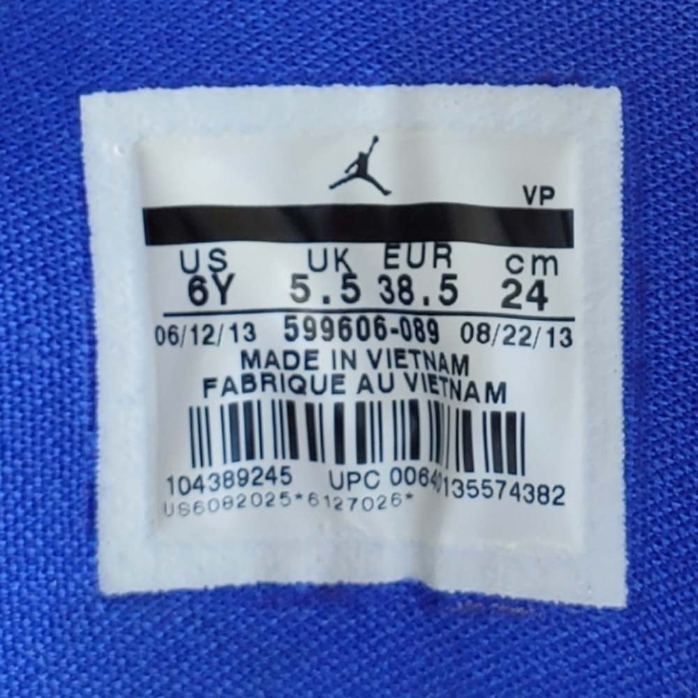 Air Jordan Flight Origin 599606-089 Black Basketball Sneakers Sz 6Y/ Wmn Sz 7.5 - Picture 2 of 14